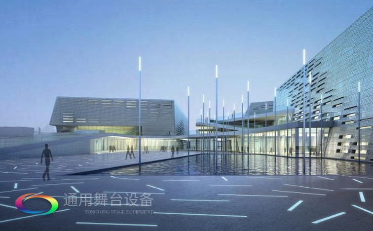 舞臺阻燃幕布通用舞臺扛起建設(shè)單位責(zé)任，加強(qiáng)檢查監(jiān)管，落實(shí)“3個100%”要求！東莞市工人文化宮工人電影院改造工程順利完工