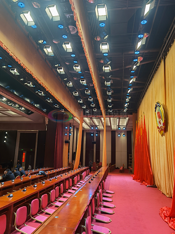 泰州通用舞臺設備拉幕機、舞臺吊桿 舞臺實景效果展示